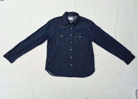 Levi Strauss Hemd Jeanshemd Blau Grösse XL
