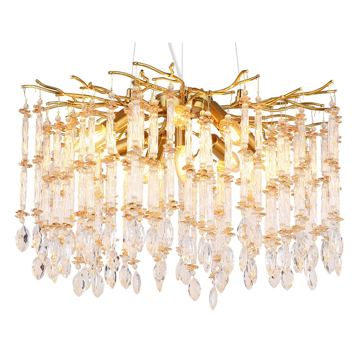 Lampadari & plafoniere: Pendelleuchte, Glas, Gold, 60 cm Ø – Nuovo (secondo la descrizione) da Kreuzlingen venduto da Smart-Light 5