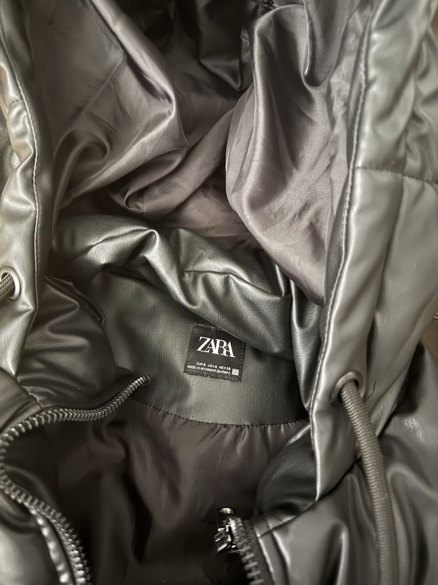 Zara Gilet & Giacche senza maniche: Zara schwarze Lederveste – Nuovo (secondo la descrizione) da Winterthur venduto da yar_dpp8 1