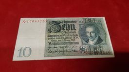 Alte 10 Reichsmark Banknote, Berlin 1929, Top Zustand!