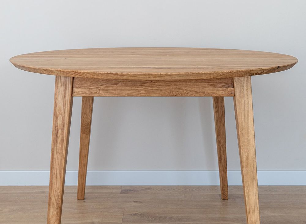 Tisch Orbetello Wildeiche, Massiv, Rund 90cm | Kaufen auf Ricardo