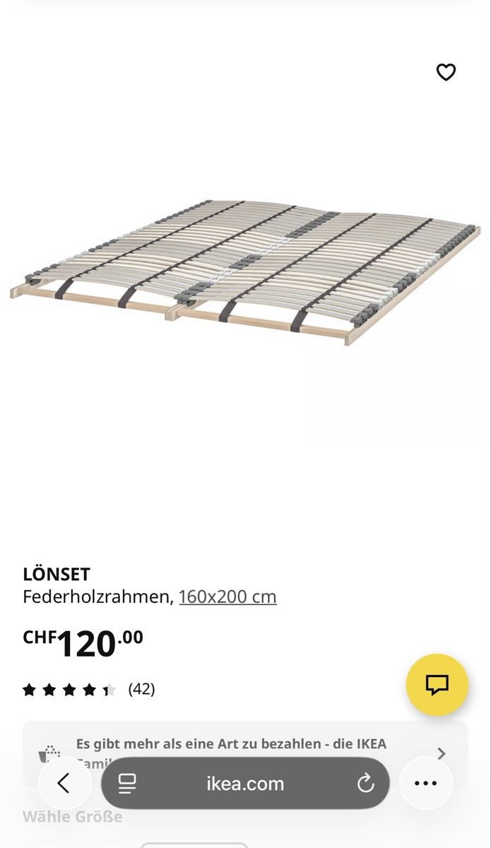 Ikea Lits: Brimmes Bett 160x200cm – D'occasion à Bern par ete_8k8g 3