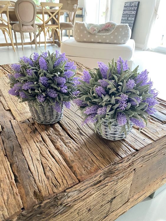 DEMIUKO Knstliche Lavendel Girlande 1,8m  Lila Kunstblumen Ranke Fr  Hochzeit, Zuhause & Garten Deko, Tuschend