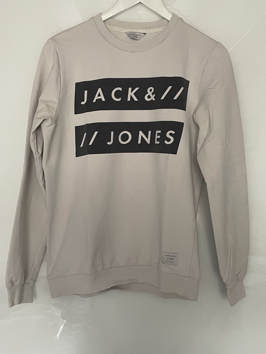 Jack & Jones Pulls & Sweat-shirts: JACK & JONES PULLOVER - WEISS/EIERSCHALE - GRÖSSE S (AL) – D'occasion à Buchs AG par fischli610
