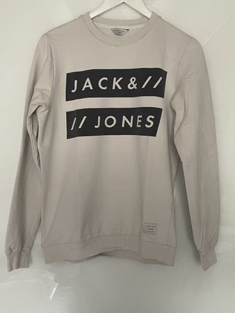 JACK & JONES PULLOVER - WEISS/EIERSCHALE - GRÖSSE S (AL)