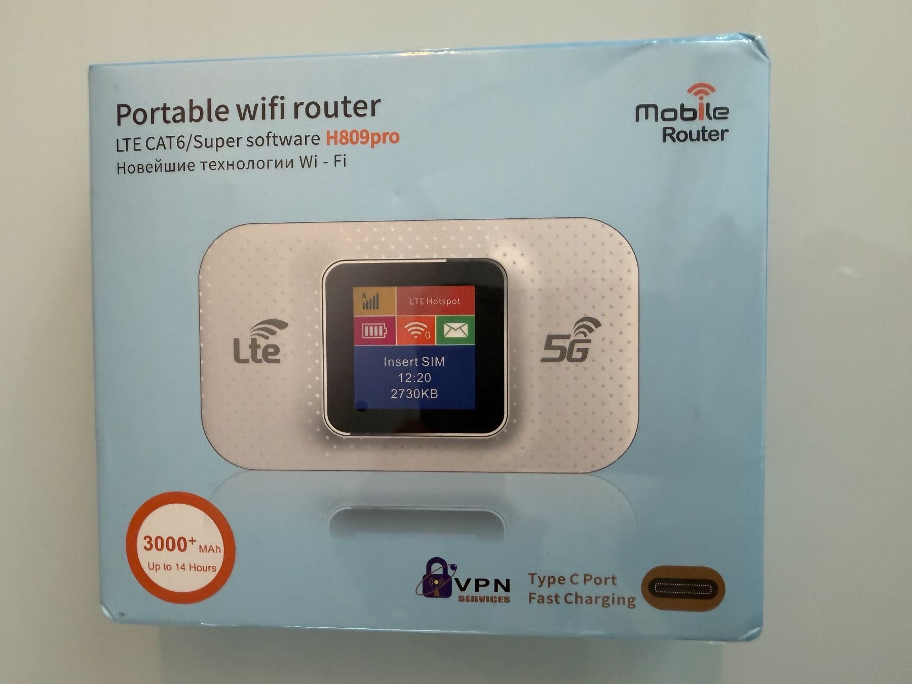 H809pro Mobiler 4G/LTE WLAN Router – 300 Mbps – NEU (Gebraucht) in ...