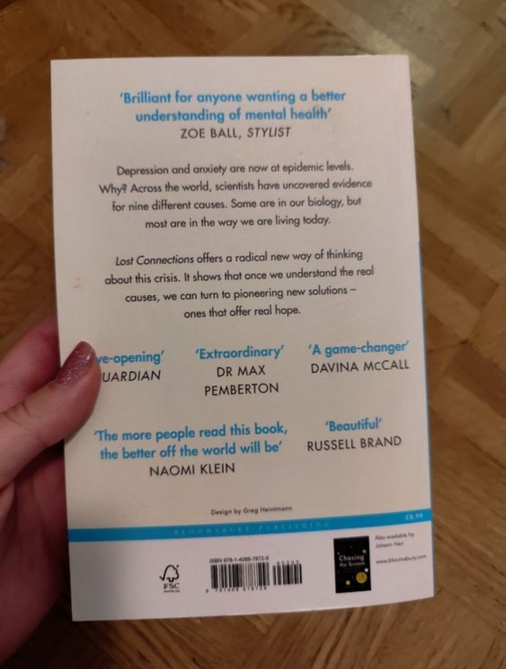 Libri: Lost Connections: Find Hope and End Depression – Usato da Mägenwil venduto da VintageGirly 1