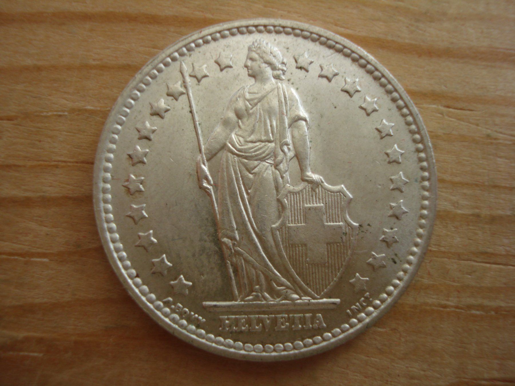 Tutti le monete: (S1)      1 Franken 1958 UNZ – Usato da Erlach venduto da Net-Coins 1