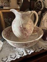 Krug und Schale Jugendstil Lilium BFK 2-teiliges Set