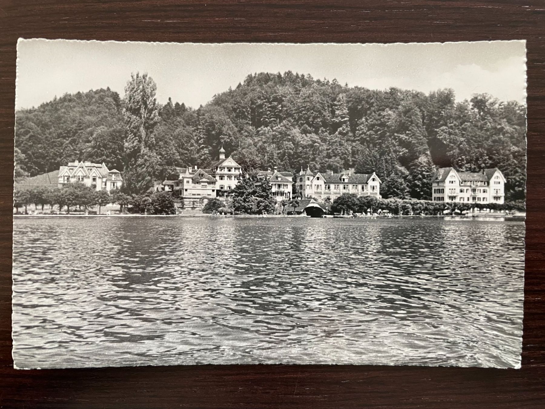Cartoline postali: LUZERN Seeburg, The Polytechnic Chalets, 5 Ansichtskarten – Usato da Wald ZH venduto da TLILEF 3