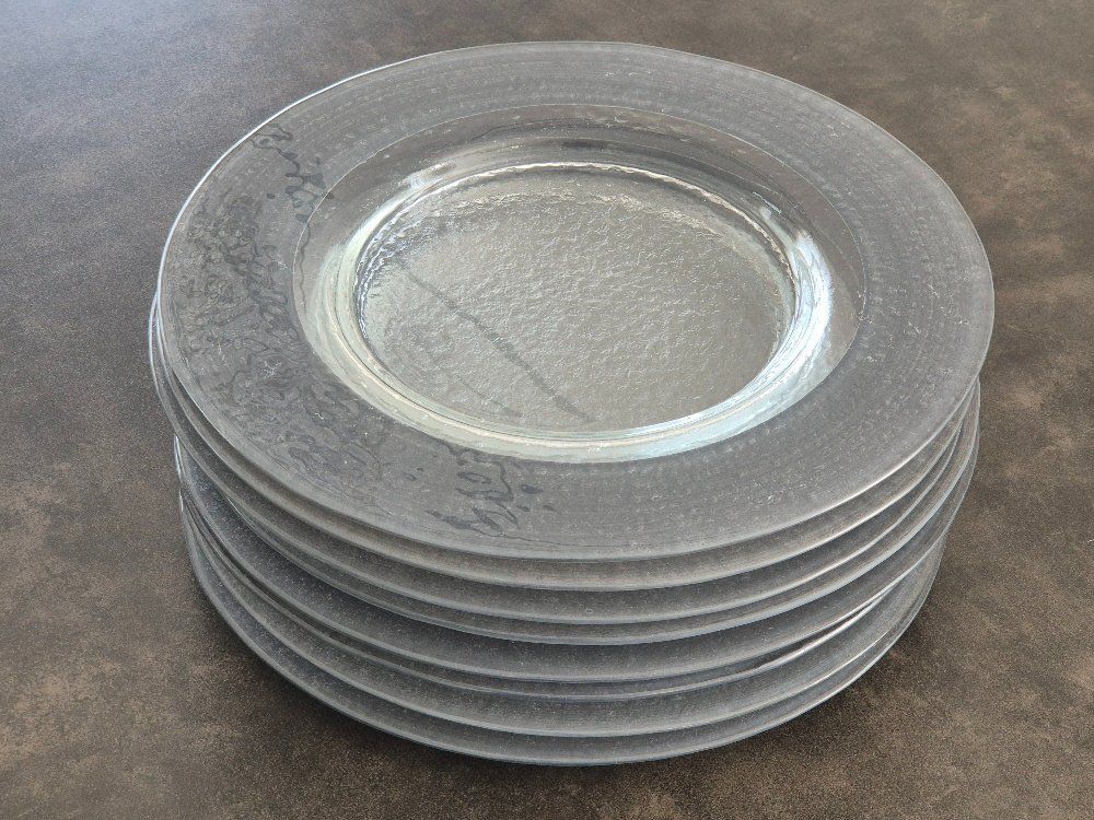 Piatti: 8 Platzteller aus Glas – Usato da Buttisholz venduto da sico20 1