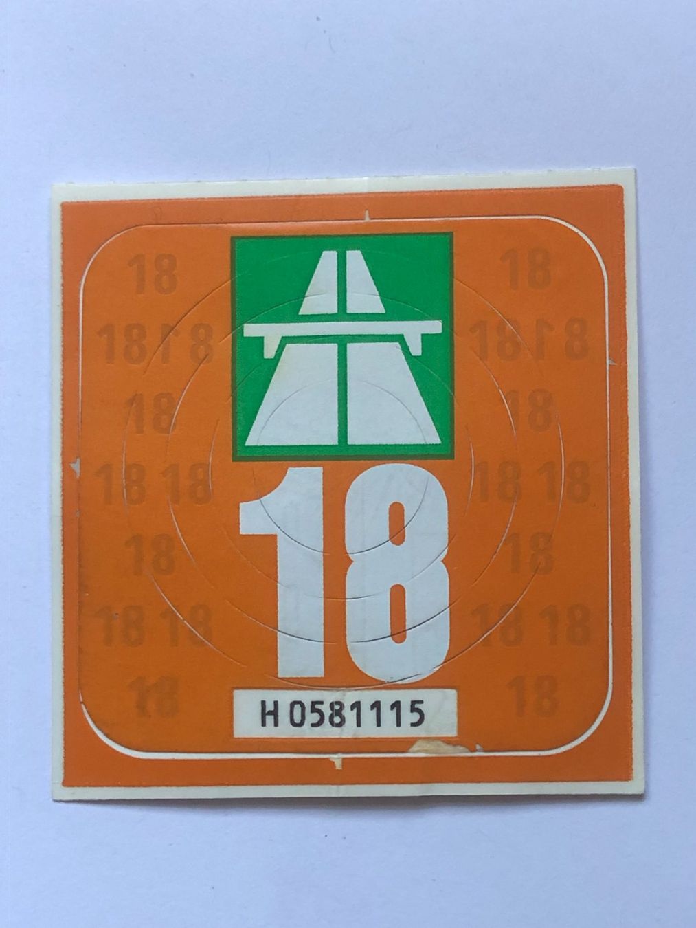 Vignette autostradali: Autobahnvignette 2018 – Usato da Ganterschwil venduto da ganterb