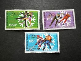 Niger 1987 Olympia Winter Calgary 1988 **  (E960)