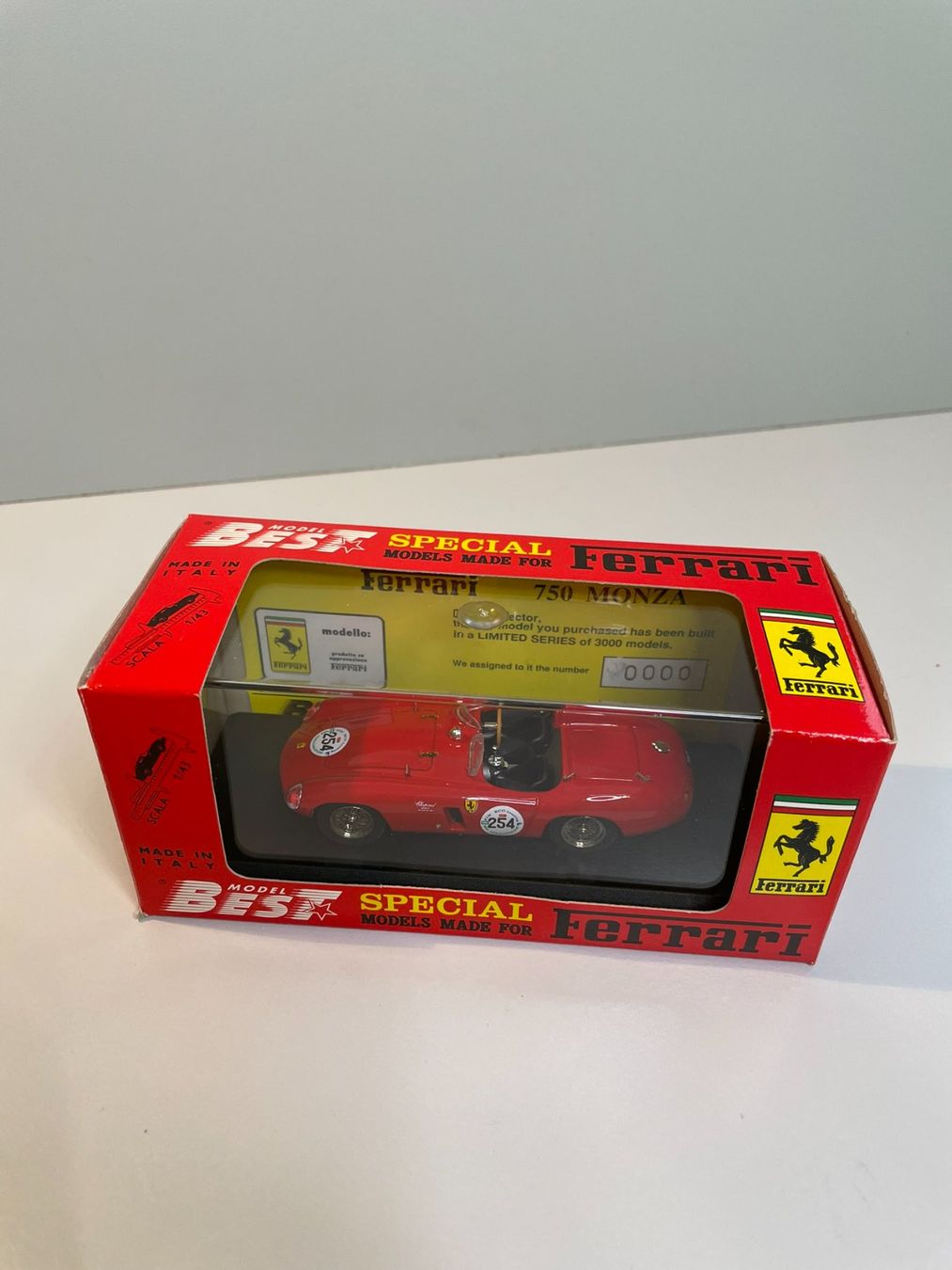 Modellini d'auto: Best Model Ferrari 750 Monza 1:43 – Nuovo e nell'imballaggio originale da Bättwil venduto da Samuel_Wyss