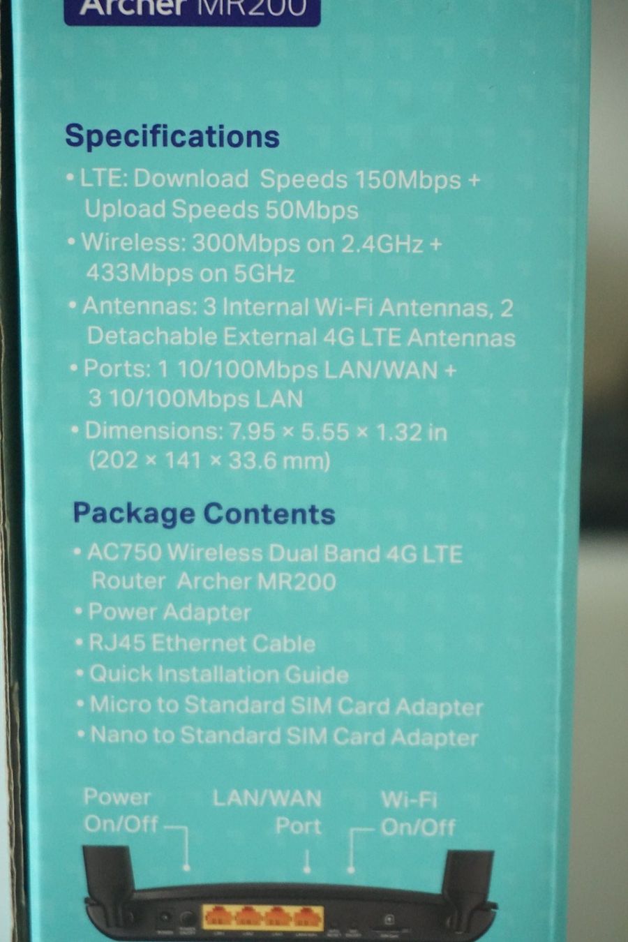 TP-Link Modems & Router: TP-Link Archer MR200 AC750 4G Router – Gebraucht aus Steffisburg von  2