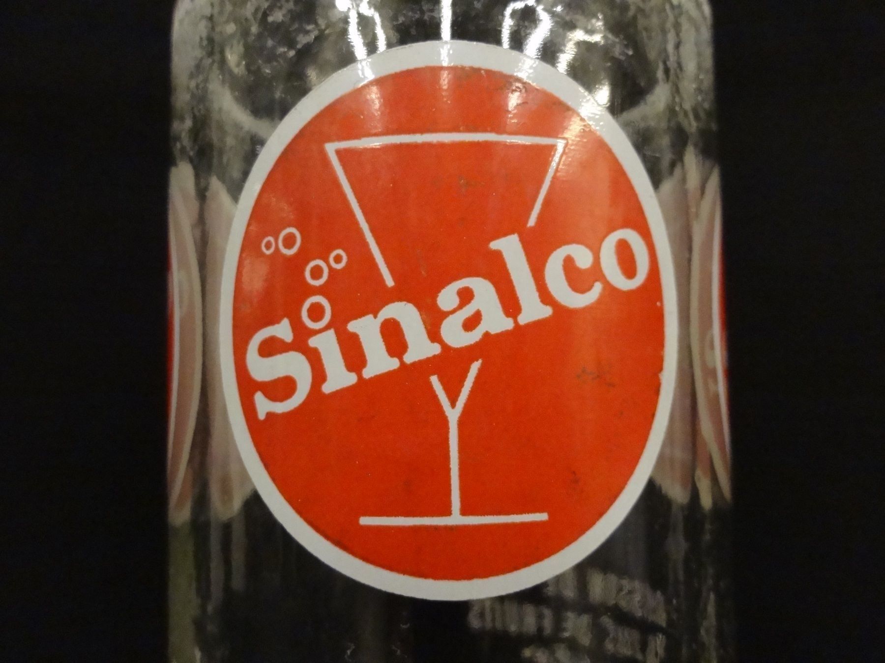 Sinalco Bicchieri, Caraffe & Bottiglie: alte Flasche SINALCO 1970 1liter geeicht – Usato da Kerzers venduto da Flaschenposten 3