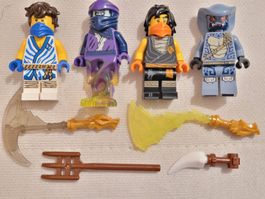 4 neue Lego Ninjago minifiguren