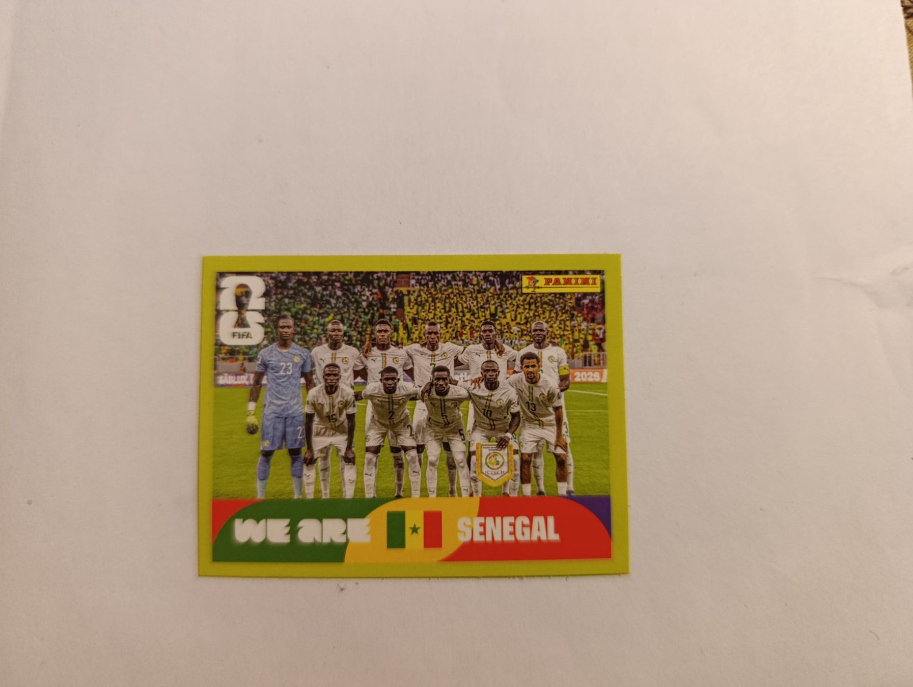 Panini Carte collezionabili: SEN 13, WM 2026 Panini Sticker – Nuovo (secondo la descrizione) da Kriens venduto da Annele97
