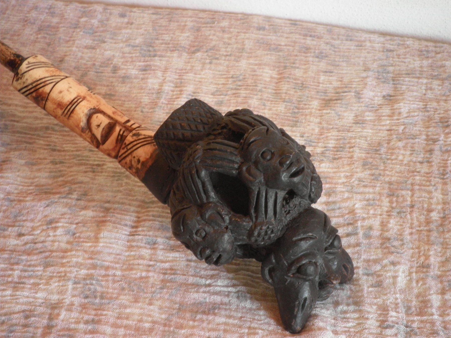 Sculture & Statue: Afrikanische Pfeife Kongo (Zaire) – Usato da Rocourt venduto da Vijay02 4