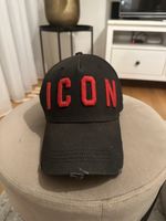 Dsquared2 Cap Icon schwarz rot verstellbar gebraucht
