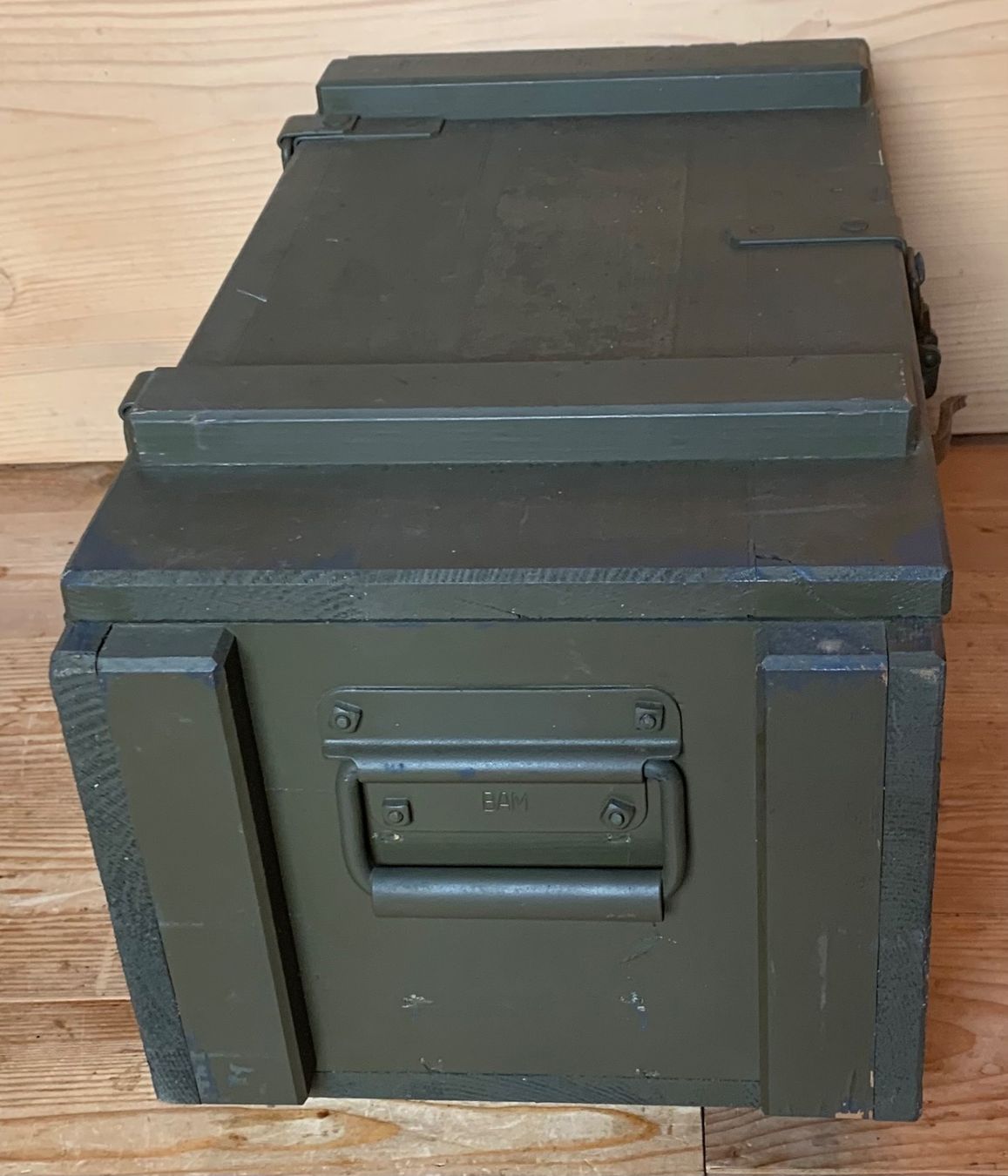 Casse di trasporto: Holzkiste Nr 270 der CH Armee – Usato da Goldingen venduto da Bergler012 3