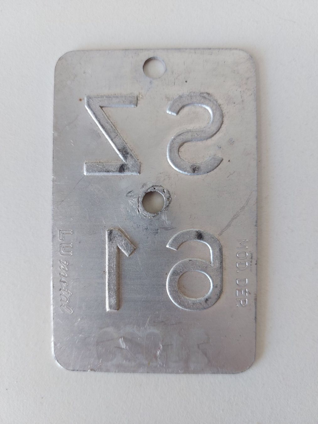 Sachs Insegne: Velonummer SZ 61 plaque Velo – Usato da Schenkon venduto da Uhu007 1
