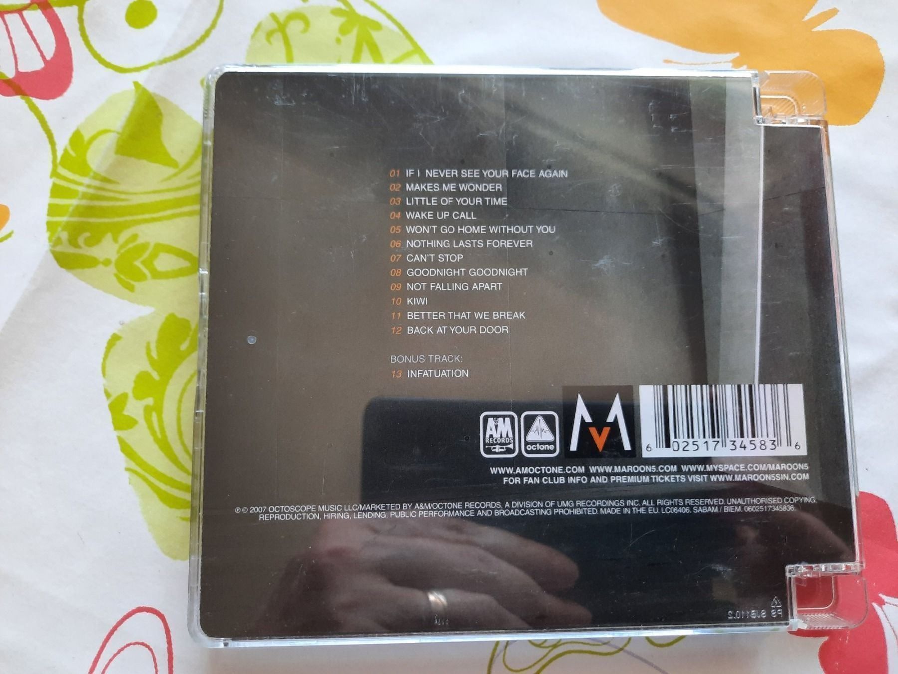 CDs: CDMaroon 5-Won't Be Soon Before Long – Gebraucht aus Pully von bro_n52j 2