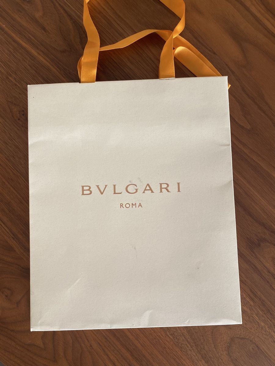 Bulgari Borse da donna: Originale Bulgari Papiertragetasche / Geschenktüte – Usato da Zürich venduto da blancali