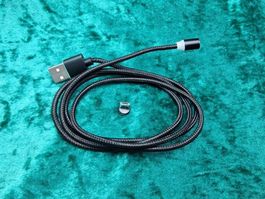 Ladekabel mit magnetische Anschluss, gebraucht für USB-Micro