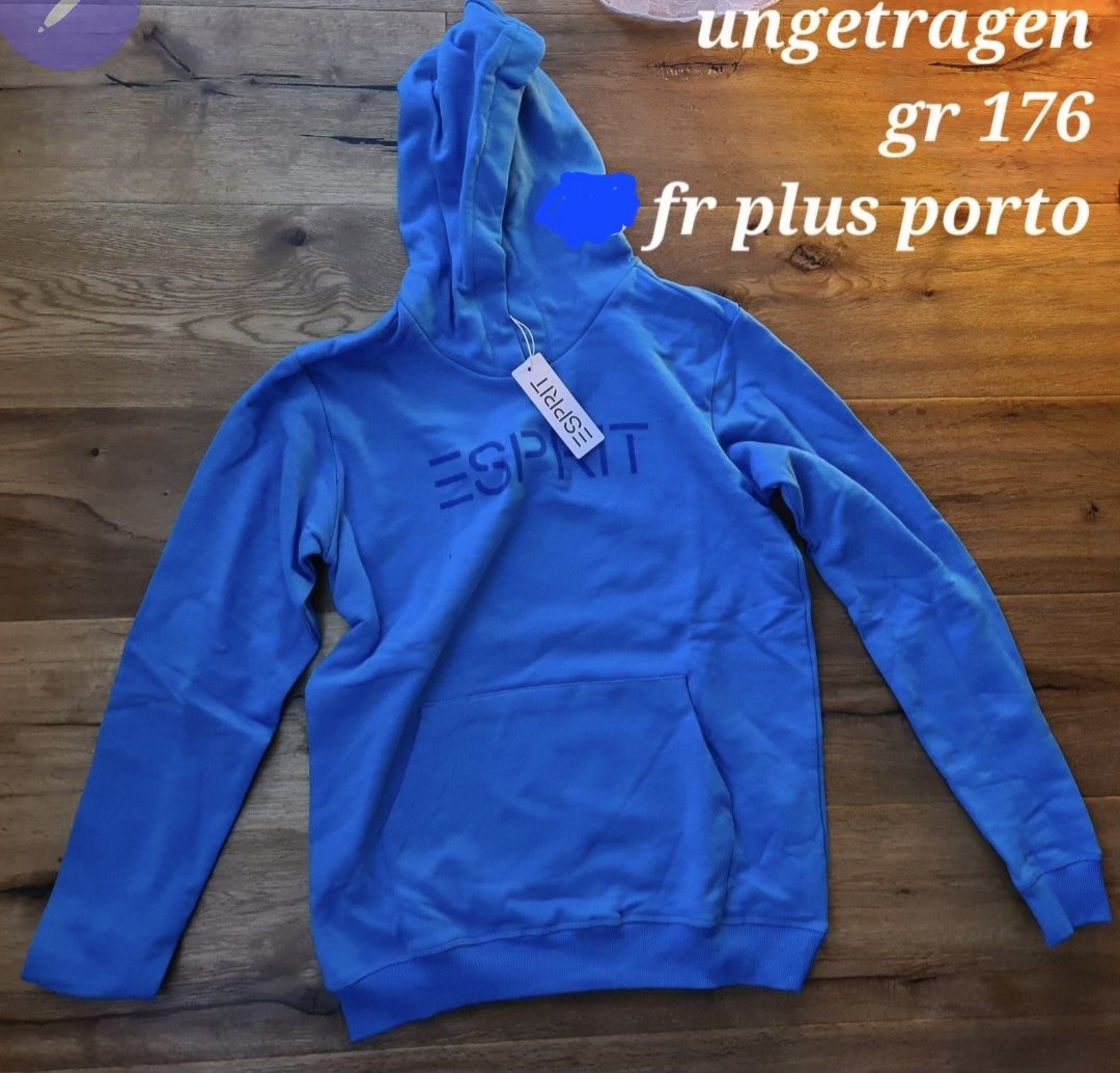 Maglioni & Felpe: Kapuzenpullover ESPRIT blau Grösse 176 ungetragen – Nuovo (secondo la descrizione) da Wittenbach venduto da Tigerlili