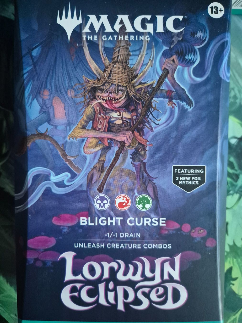 Magic The Gathering Carte collezionabili: Mtg Commander Deck Lorwyn Blight Curse – Nuovo e nell'imballaggio originale da Basel venduto da BigFishBig