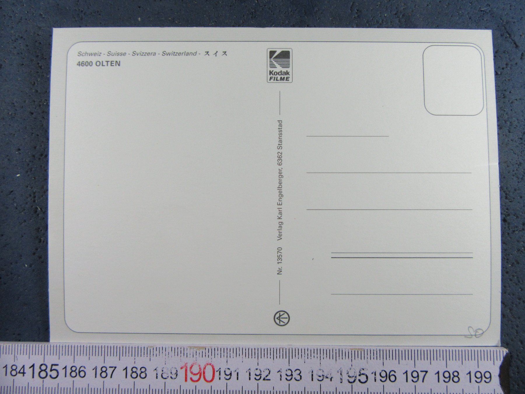 Cartes postales: OLTEN SO AK – D'occasion à Ettingen par Hausi4711 1