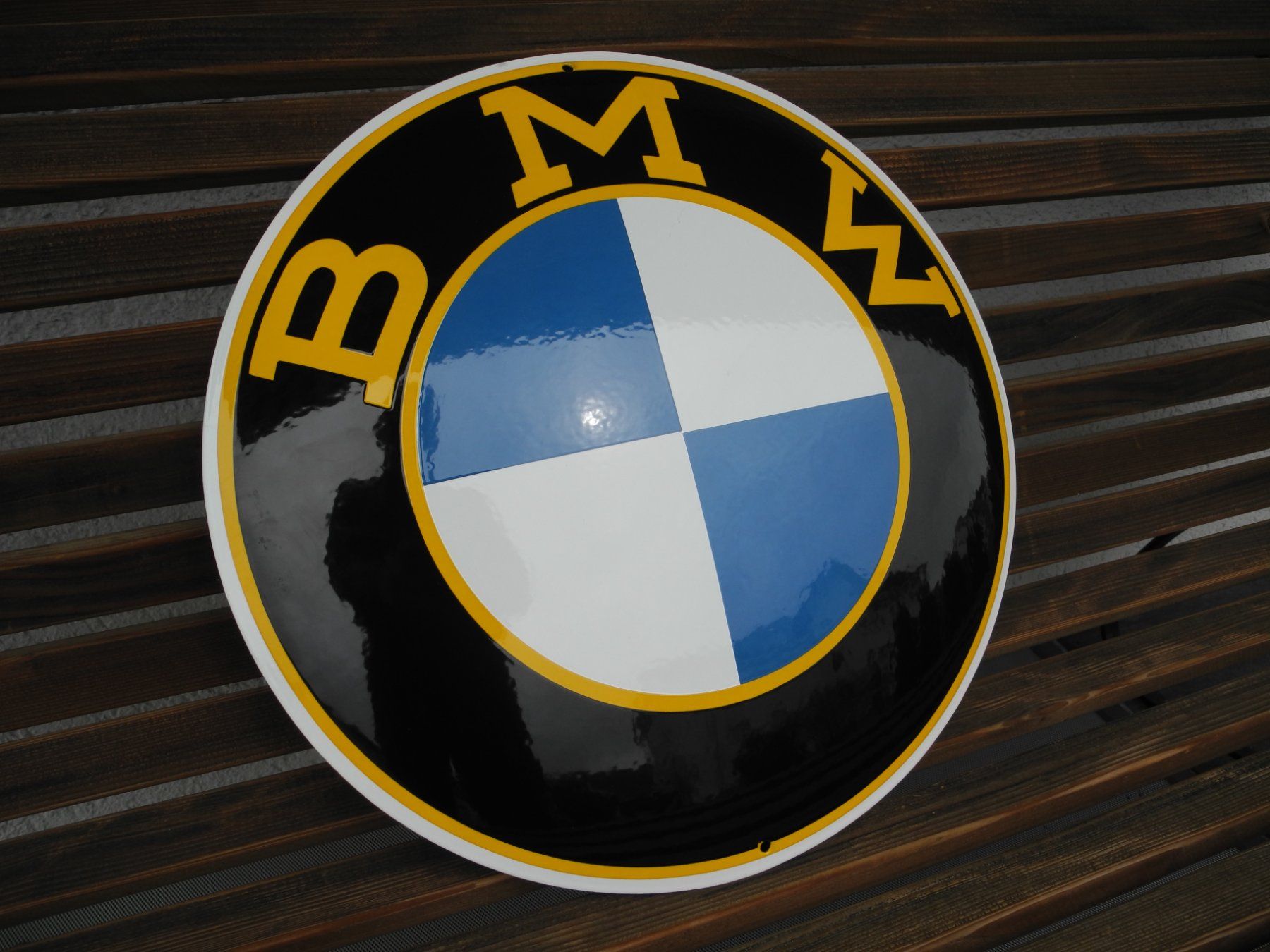 BMW Schilder: XL BMW EMAILSCHILD – Neu (gemäss Beschreibung) aus Reinach AG von Huckleberrysix 3