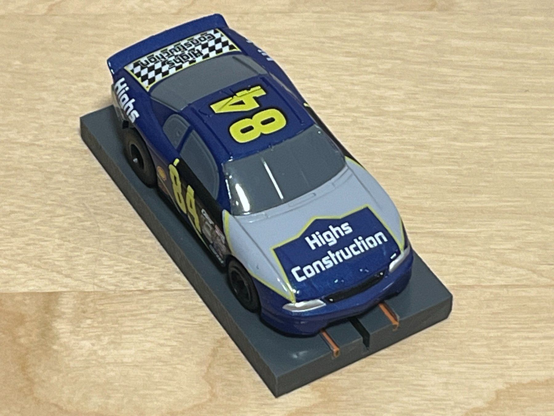 Piste: Tomy AFX Monte Carlo Stocker blau #48 "Highs Construction" – Nuovo e nell'imballaggio originale da Bülach venduto da h0slotch 6