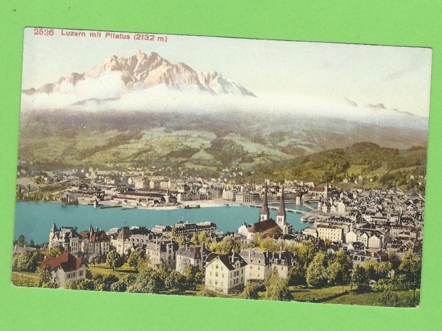 Cartoline postali: Luzern mit Pilatus – Nuovo (secondo la descrizione) da Zürich venduto da t24_de