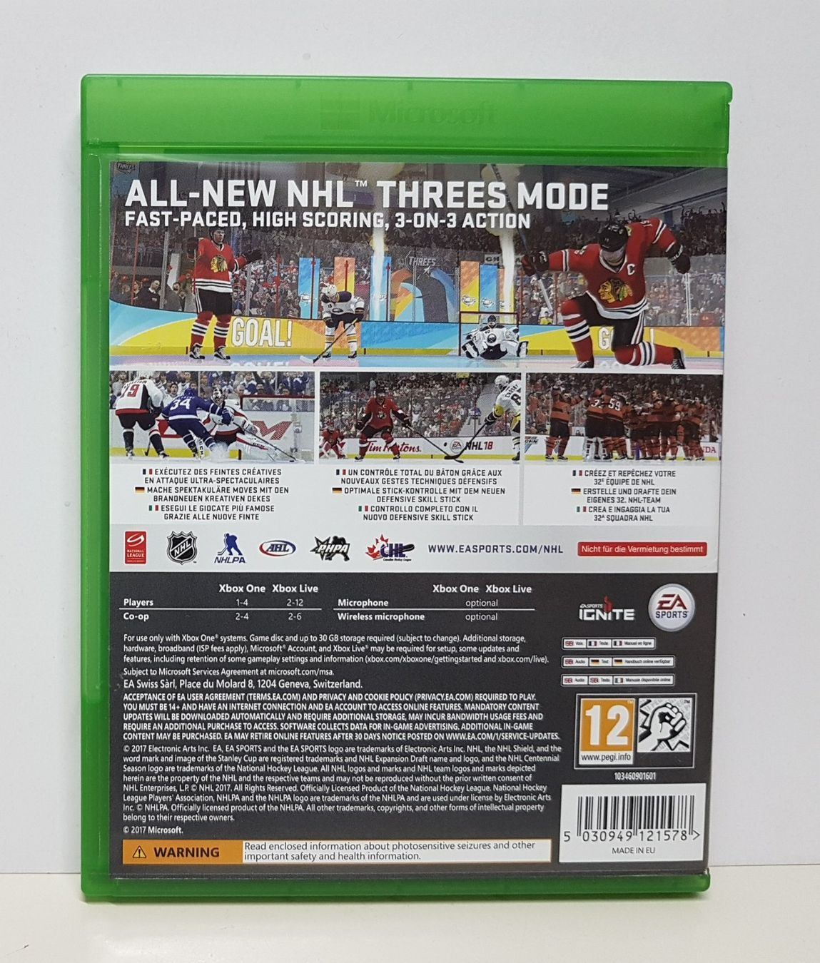 Microsoft Giochi: NHL + National Lig  Xbox One – Usato da Schüpfheim venduto da Games_Spielkonsolen 2