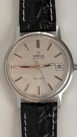 Omega Genève Automatik Herrenuhr Edelstahl 37mm