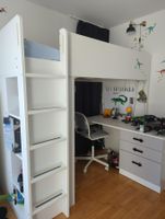 Kinder Hochbett SMÅSTAD mit Schreibtisch