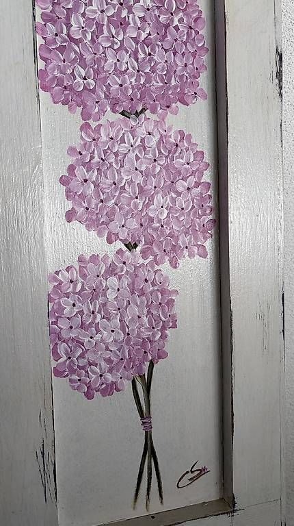 Fensterläden: Bemalter alter Fensterladen / Bild im Shabby chic Stil – Gebraucht aus Frick von TheBurningHeart 2