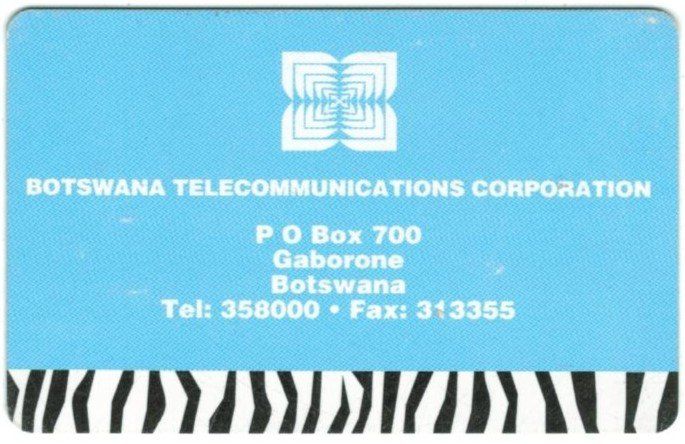 Telefon- & Taxkarten: Telefonkarte Botswana – Gebraucht aus Zürich von Tolima194 1