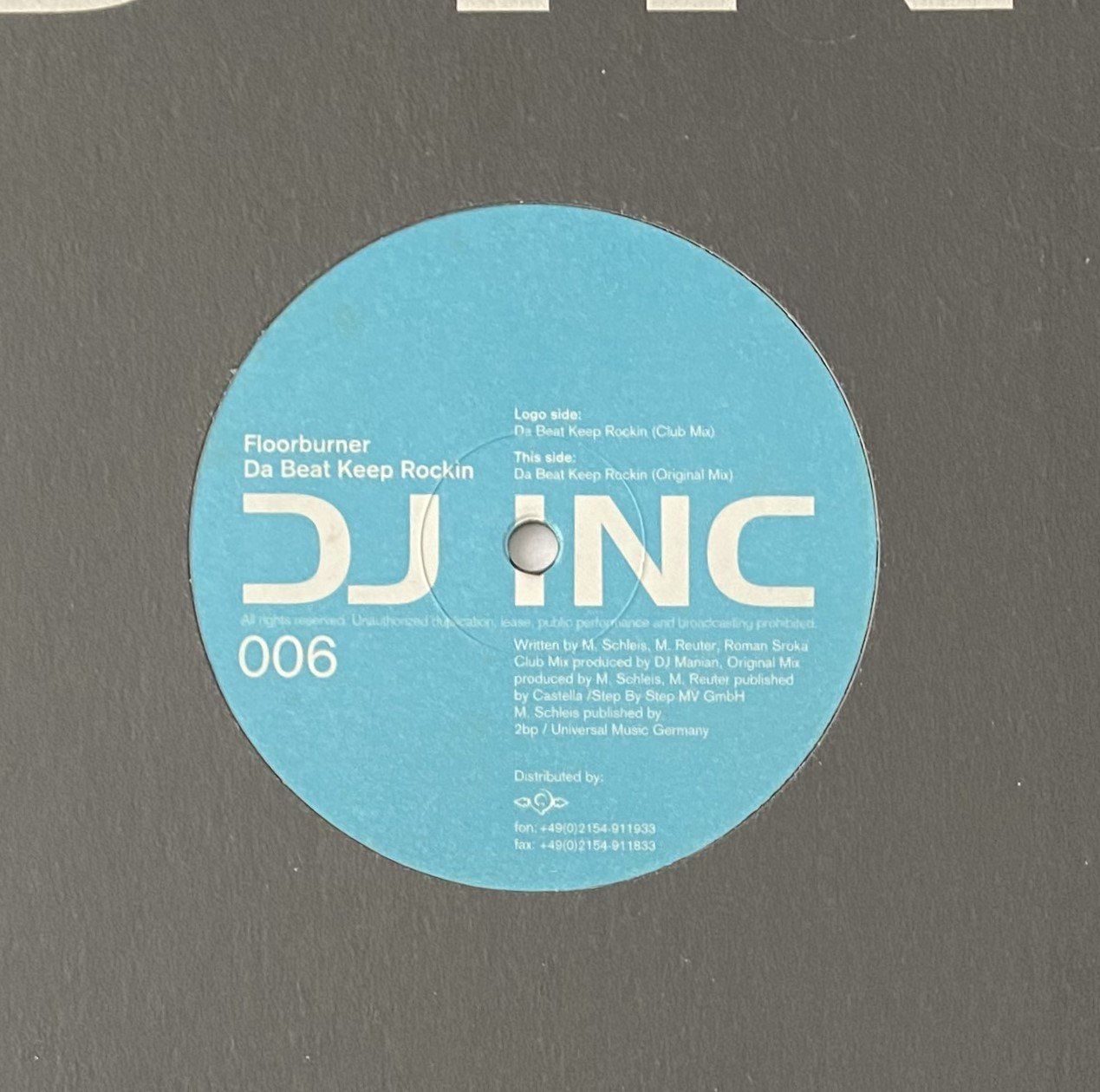 Schallplatten: Floorburner, Da Beat Keep Rockin (Hard Trance, Hands Up) – Gebraucht aus Flums von Empe1 2
