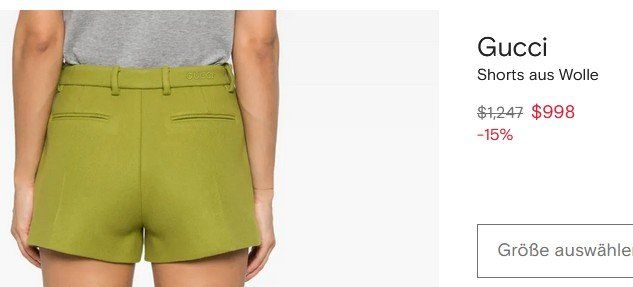 Gucci Hosen: Gucci Shorts  .40 ( M) – Neu (gemäss Beschreibung) aus Collonges von Auganien 8