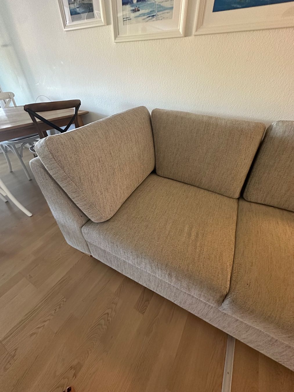 Ikea Sofas: Ecksofa IKEA SÖRVALLEN beige Stoff 230cm – Gebraucht aus Volketswil von Lennyneel 1