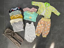 Gr.74 (6-9M) Body Set + Hauskleidung