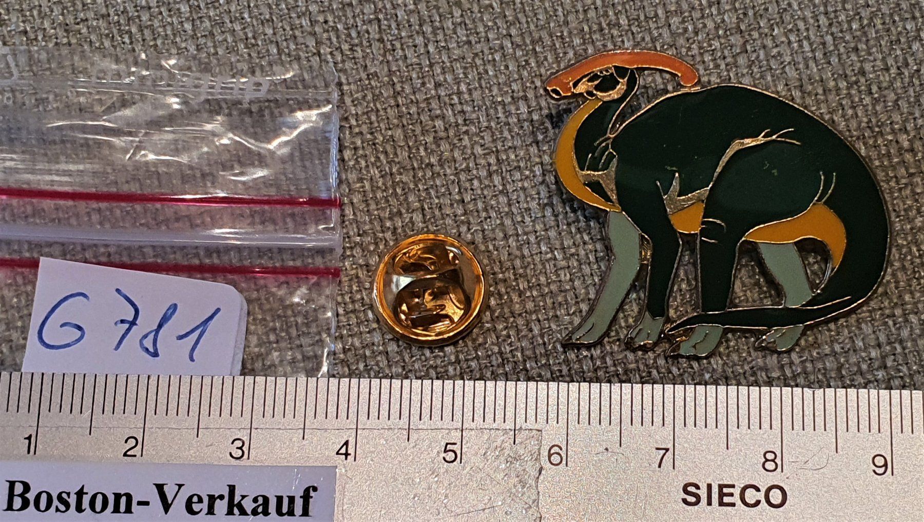 Placchette & Badge: G781 - Pin Dinosaurier – Usato da Reinach BL venduto da Boston-Verkauf 1