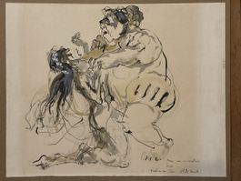John Maxwell … un dessin original dédicacé Othello Desdémone
