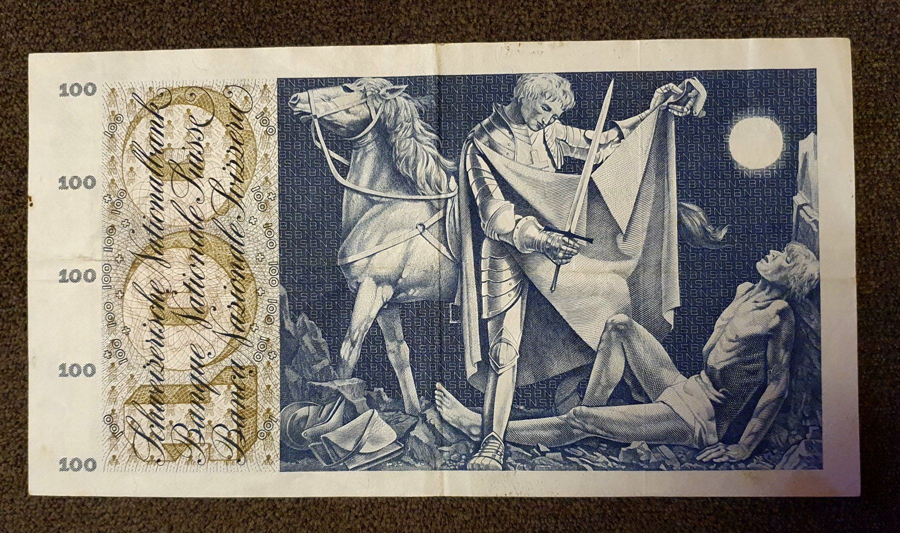 Banconote: Banconota/banknote 100 fr 1969 – Usato da Pregassona venduto da eld_st6b 1