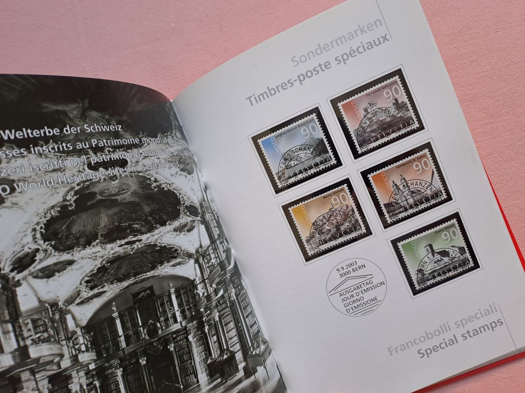 Tutti i francobolli: original Jahrbuch Briefmarken CH Post 2003 Halbmondstempel – Nuovo (secondo la descrizione) da Ostermundigen venduto da pedru8 8