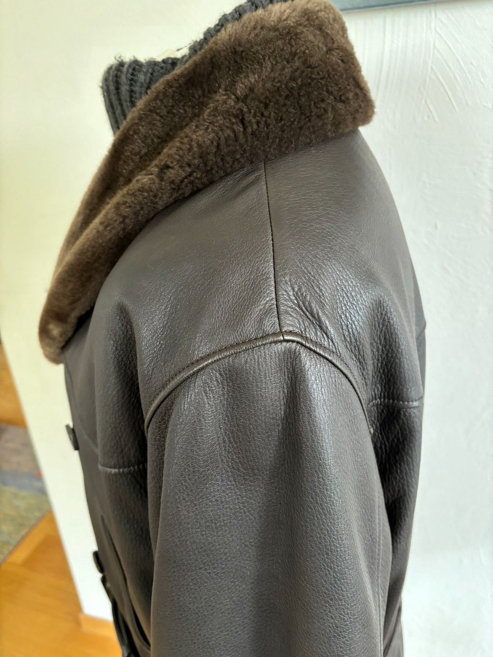 Hermès Cappotti: Exceptional Hermes Parka Deer leather XL - Mint condition – Usato da Prangins venduto da pad2424 1