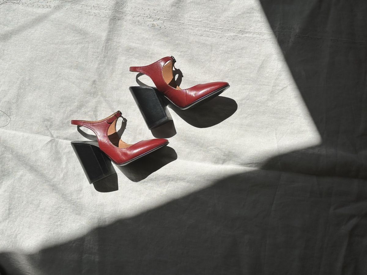 Dries Van Noten Chaussures femmes: Dries Van Noten red Slingback Pumps – Neuf (Voir description) à Gandria par dyscpk 1